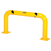 High Profile Machinery Guards, 4' W x 2' H, Yellow - Vestil HPRO-48-24-4
