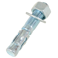 Wedge Bolt Anchor, Zinc Plated, 3/4" x 4-1/4" - Vestil AS-344