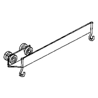 Rouleau d&eacute;port&eacute; &agrave; chevauchement des murs-rideaux - Duratrack 16OT