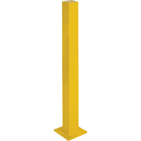 Heavy-Duty Bollards, Steel, 48" H x 4" W, Yellow - KLETON 
