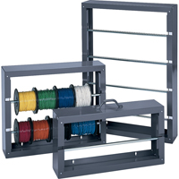 Wire Spool Rack - 2 Rod, Starter, 6" W x 26-1/8" D x 21-1/2" H - Durham Manufacturing 384-95