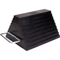 Wheel Chock, 9" x 8" x 6", Black - KLETON 