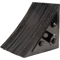 Wheel Chock, 8" x 8" x 8", Black - KLETON 