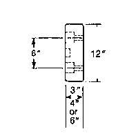 Molded Rubber Dock Guards, Rubber, 30" W x 4" D x 10" H - Ideal Warehouse Innovations 26-1120