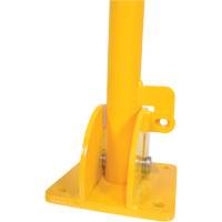 Butoirs repliables, Acier, 42" h x 1-3/4" la, Jaune - Vestil BOL-FD-36-Y