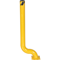 Borne d&eacute;sax&eacute;e, Acier, 54" h x 4-1/2" la, Jaune - Vestil OBOL-53-4.5