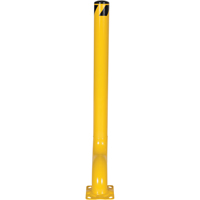 Borne d&eacute;sax&eacute;e, Acier, 54" h x 4-1/2" la, Jaune - Vestil OBOL-53-4.5