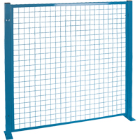 Perimeter Guards - Mesh Style, 4' H x 4' W, Blue - KLETON 