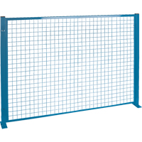 Perimeter Guards - Mesh Style, 4' H x 8' W, Blue - KLETON 