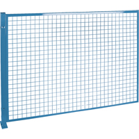 Perimeter Guards - Mesh Style, 4' H x 8' W, Blue - KLETON 