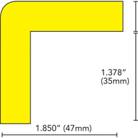 Syst&egrave;mes polyvalents d'avertissement & de protection Soft Edge, Longueur 16,42' (5 m) - Knuffi 60-6770