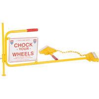 Single Rail Chock With Flag Rail Combo - Vestil SRC/FRC