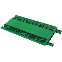 Grip Guard&reg; Light-Duty Cable Protector, 3 Channels, 36" L x 18.2" W x 2.67" H - Checkers Industrial Products GG3X225-Y/GRY