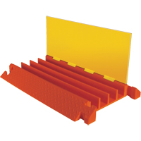 Linebacker&reg; General Purpose Cable Protector, 4 Channels, 36" L x 23.9" W x 3.9" H - Checkers Industrial Products CP4X300-Y/O