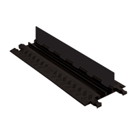 Guard Dog&reg; Cable Protector, 2 Channels, 36" L x 19.75" W x 1.25" H - Checkers Industrial Products GD2X75-ST-B/B