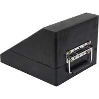 Wheel Chock, 10-5/8" x 8-5/8" x 7", Black - KLETON 