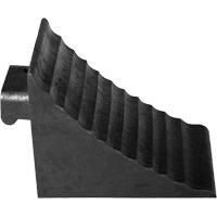 Wheel Chock, 9-3/4" x 7-1/4" x 7-3/4", Black - Ideal Warehouse Innovations 60-7250