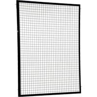Adjustable Perimeter Guard Panel, 6' H x 5' W, Black - Vestil APG-M-65