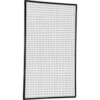 Adjustable Perimeter Guard Panel, 8' H x 5' W, Black - Vestil APG-M-85
