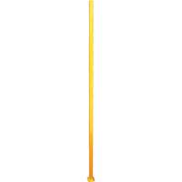 Poteau de protection p&eacute;rim&eacute;trique ajustable, 4" la x 96" h, Jaune - Vestil APG-P8-L