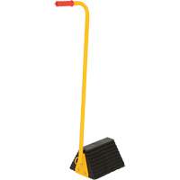 Ergo Handle Wheel Chock, 9-1/4" x 8" x 6", Black - Vestil RWC-8-ERGO