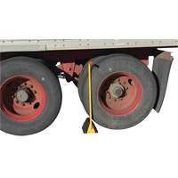 Ergo Handle Wheel Chock, 9-1/4" x 8" x 6", Black - Vestil RWC-8-ERGO