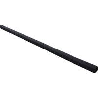 Extruded Rubber Bumper, Rubber, 4-1/8" W x 120" L x 3-7/8" D - Vestil M-4-120