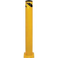 Safety Bollard, Steel, 42" H x 5-1/2" W, Yellow - KLETON 