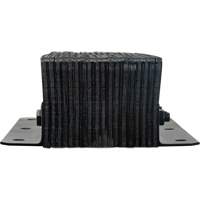 Laminated Dock Bumpers, Vertical, Rubber, 11" W x 6" D x 20" H - KLETON 