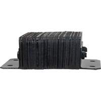 Laminated Dock Bumpers, Horizontal, Rubber, 12" W x 4" D x 10" H - KLETON 