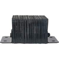 Laminated Dock Bumpers, Horizontal, Rubber, 12" W x 6" D x 10" H - KLETON 