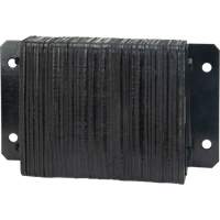 Laminated Dock Bumpers, Horizontal, Rubber, 18" W x 4" D x 12" H - KLETON 