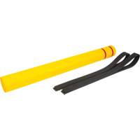 Polyethylene Bollard Cover, 4-1/2" Dia. x 52" L, Red/Yellow - KLETON 