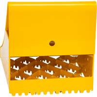 Cales-roue pour la glace, Acier, Jaune, 8-1/16" la x 10-5/8" p x 8-13/16" h - KLETON 