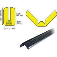 Butoir de protection de rebords mod&egrave;le W 1M, Longueur 3,25' (0,99 m) - Knuffi 60-6902-3