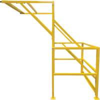 Mezzanine Safety Gate, 70" L x 77" H, 78" Raised, Yellow - KLETON 
