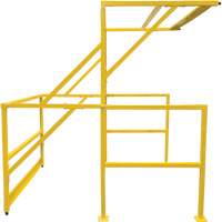 Mezzanine Safety Gate, 70" L x 77" H, 78" Raised, Yellow - KLETON 