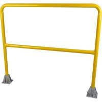Safety Gate Railing, Steel, 48" L x 42" H, Yellow - KLETON 
