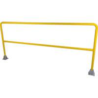 Safety Gate Railing, Steel, 84" L x 42" H, Yellow - KLETON 