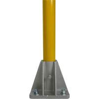 Safety Gate Railing, Steel, 84" L x 42" H, Yellow - KLETON 
