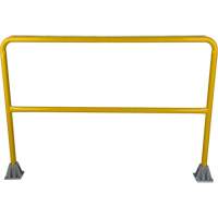 Safety Gate Railing, Steel, 60" L x 42" H, Yellow - KLETON 