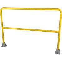 Safety Gate Railing, Steel, 60" L x 42" H, Yellow - KLETON 