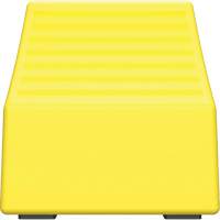 Checkers Safety Heavy-Duty Ultra Class Mining Wheel Chock, HDPE, Yellow, 14-1/2" W x 17-1/2" D x 16" H - Checkers Industrial Products MC4011