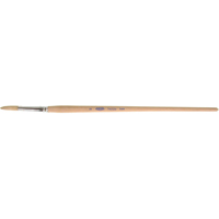 Pinceau de forme ronde en soies blanches pures pour marquage, Largeur de la brosse de 1/4", Soie blanche, Manche &agrave; Bois - Osborn 0007403400