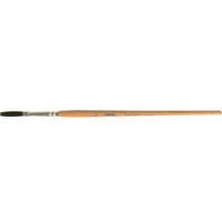 Pinceau une passe, Largeur de la brosse de 1/8", Soie de bœuf, Manche &agrave; Bois - Osborn 0007404000