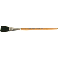 Pinceau une passe, Largeur de la brosse de 3/4", Soie de bœuf, Manche &agrave; Bois - Osborn 0007404400