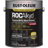 High-Performance V7400 System 340 VOC DTM Alkyd Enamel, Safety Yellow, High-Gloss, Gallon - Rust-Oleum 245479