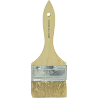 Pinceau &agrave; soies rases, Soies, Manche Bois, Largeur de 3" - Crown-Meakins 030030