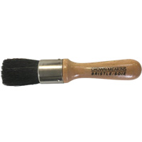 Stencil Brush, Natural Bristles, Wood Handle, 1" Width - Crown-Meakins 012505