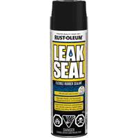 Scellant de caoutchouc flexible LeakSeal, Canette a&eacute;rosol, Noir - Rust-Oleum 266288